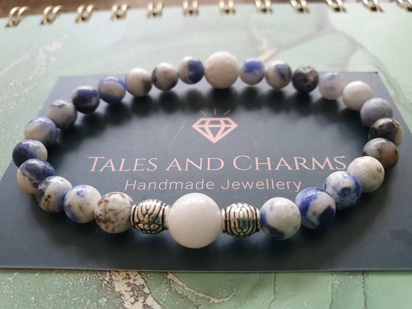 Moonstone & Sodalite Bracelet