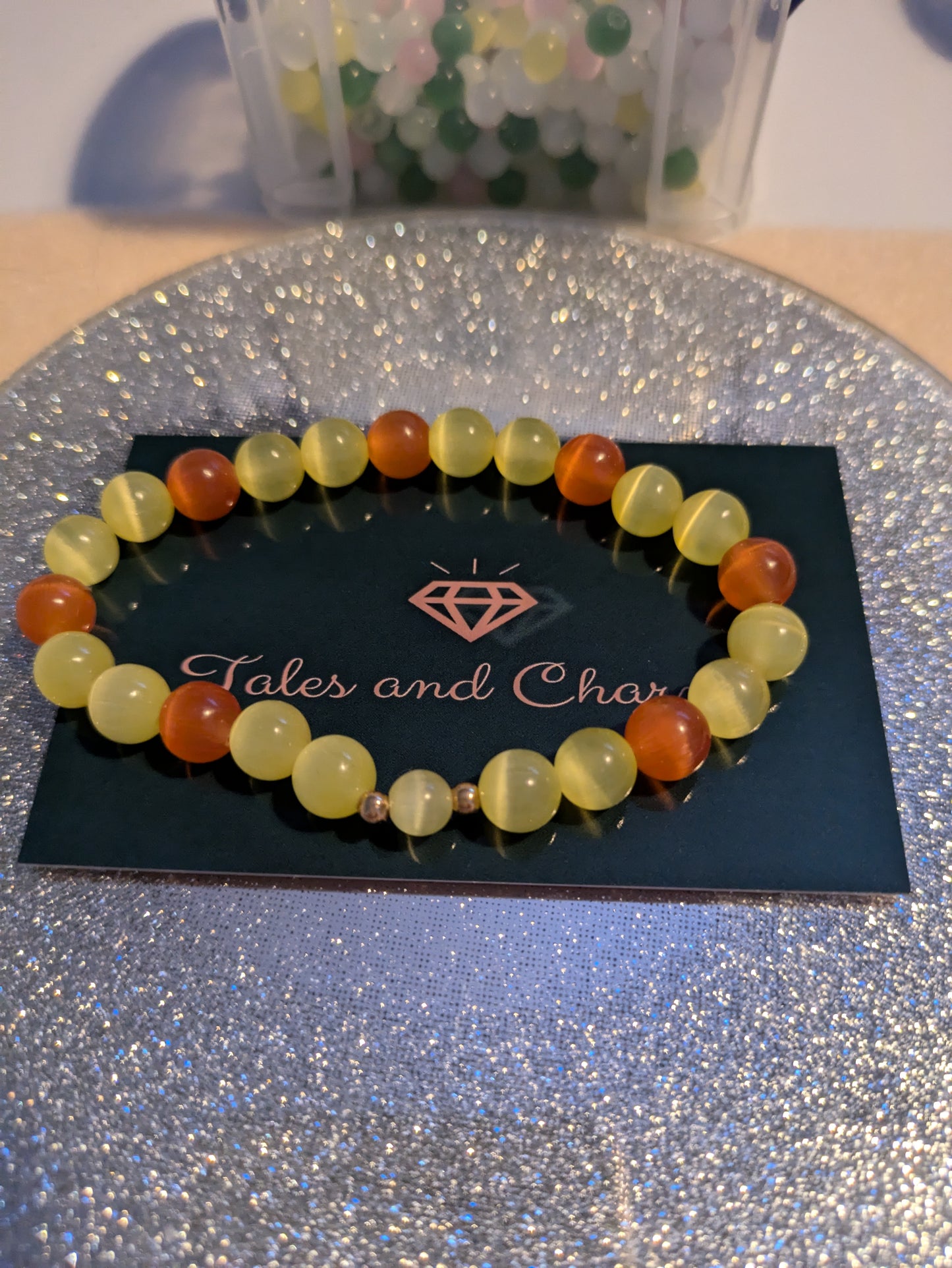 Cats Eye ~ Orange & Yellow