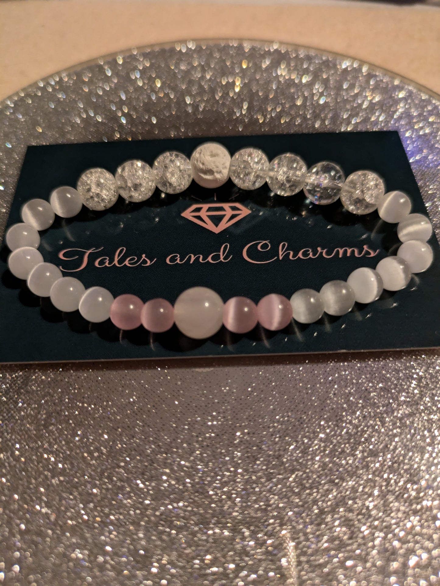 Pink & White Bracelet