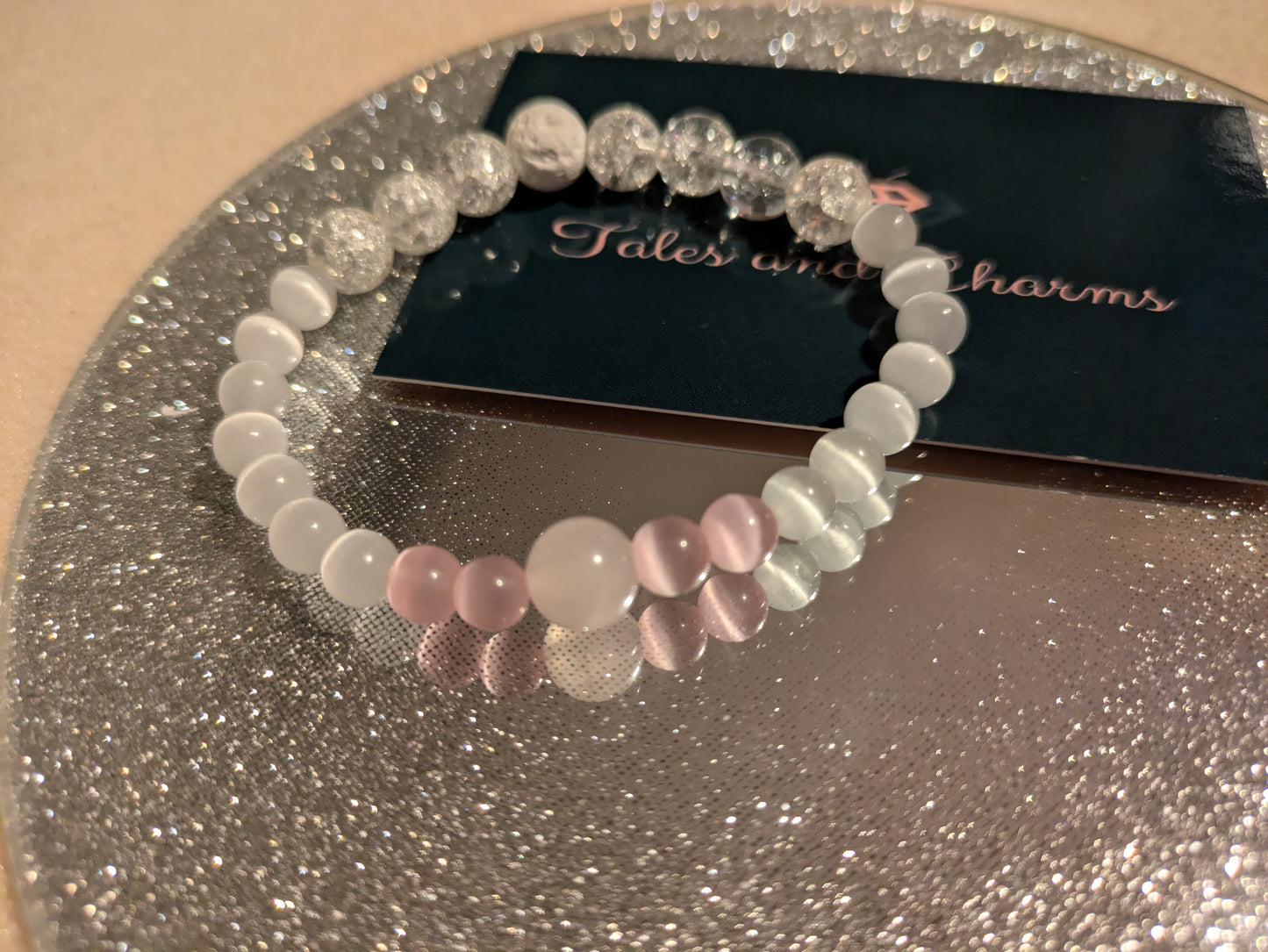 Pink & White Bracelet