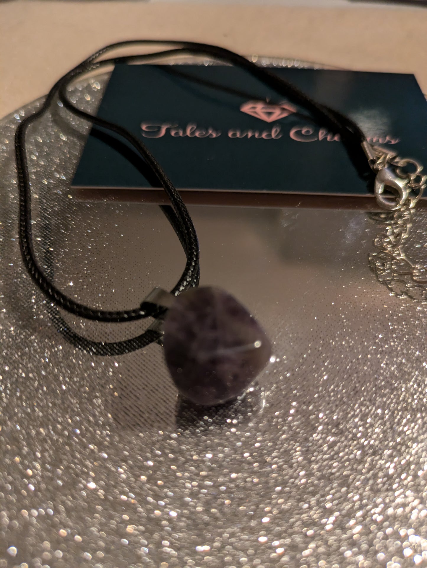 Amethyst stone necklace