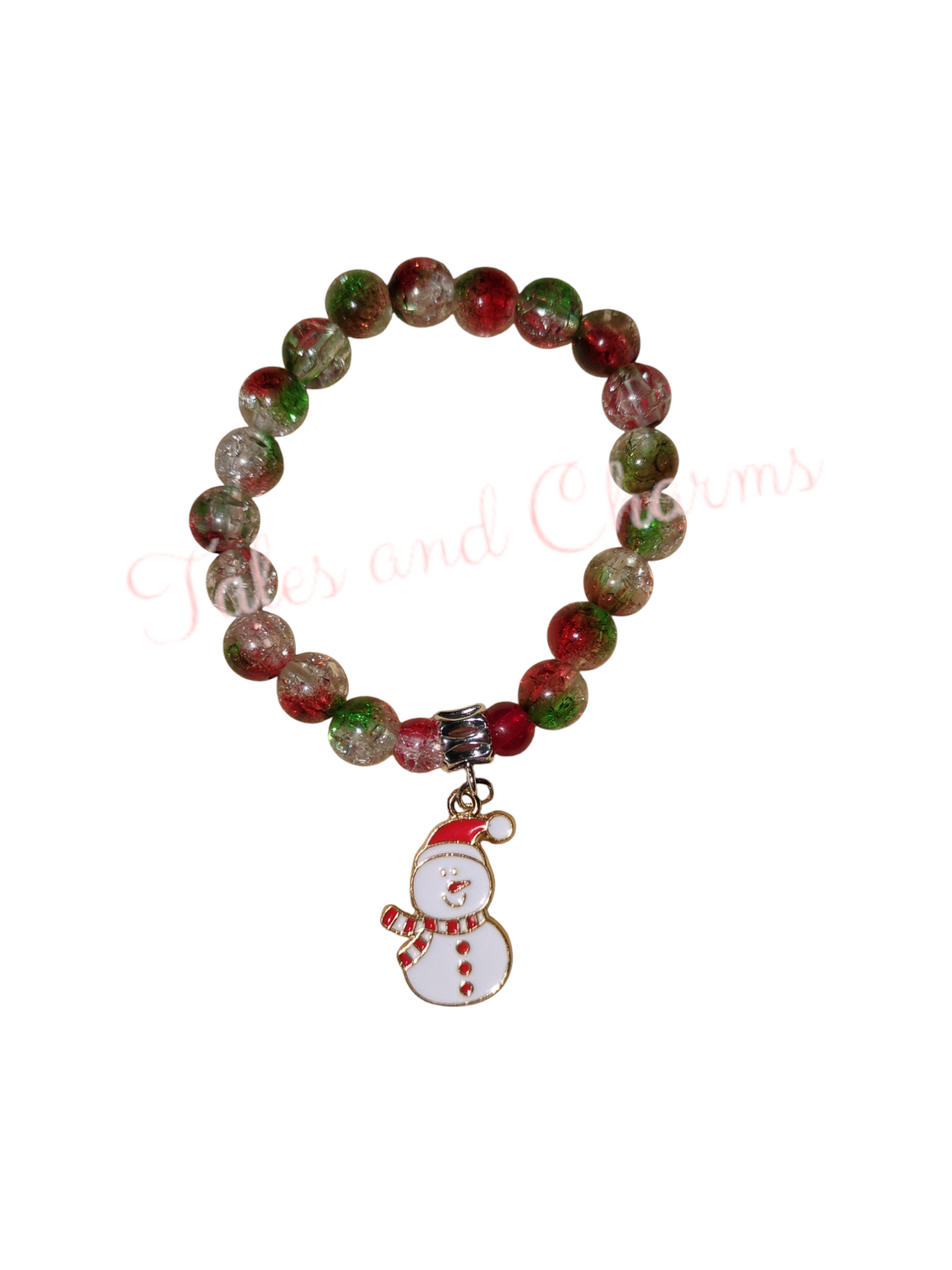 Childs Snowman Charm Bracelet