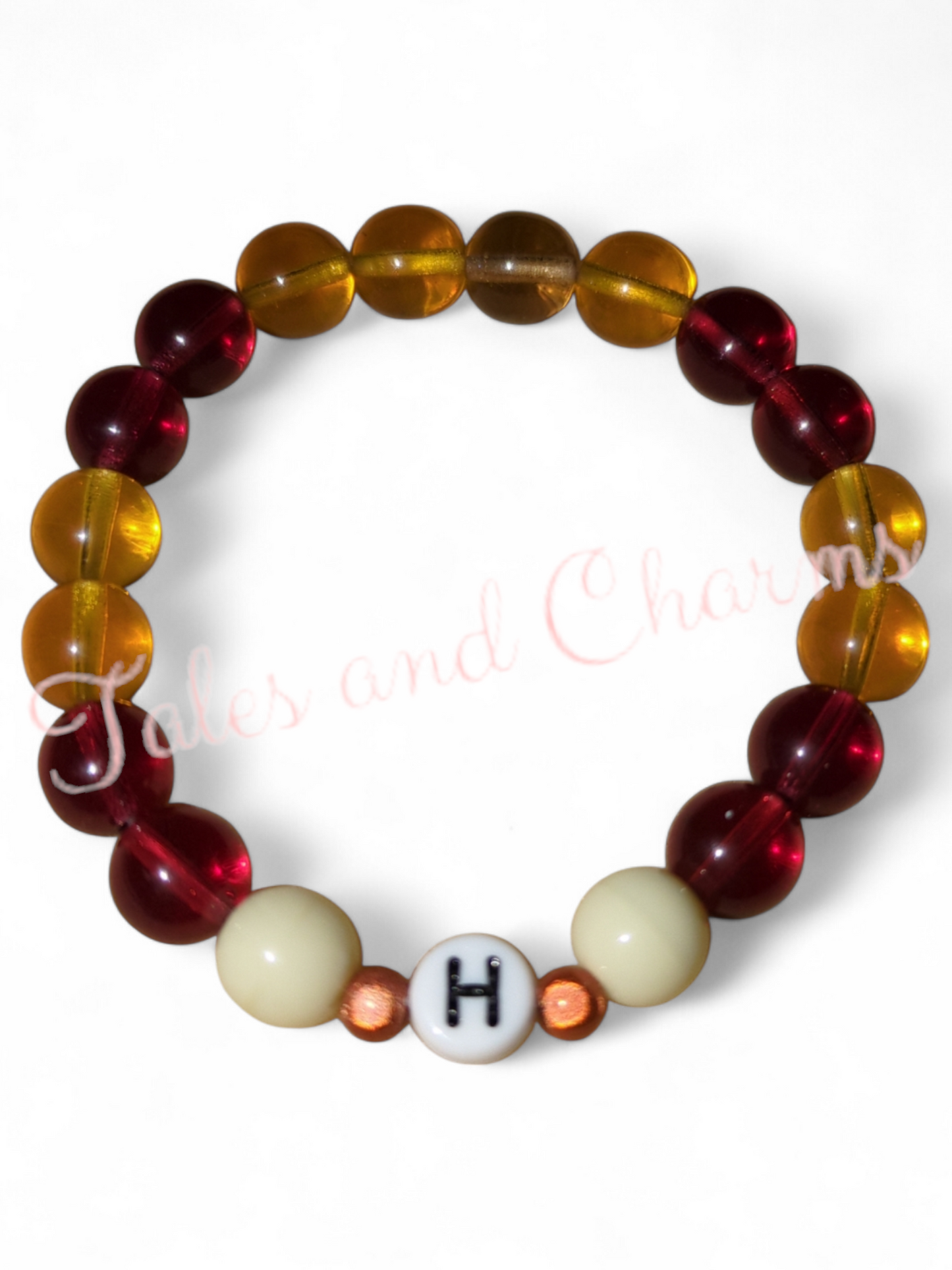 Personalised Autumn Bracelet ~ H