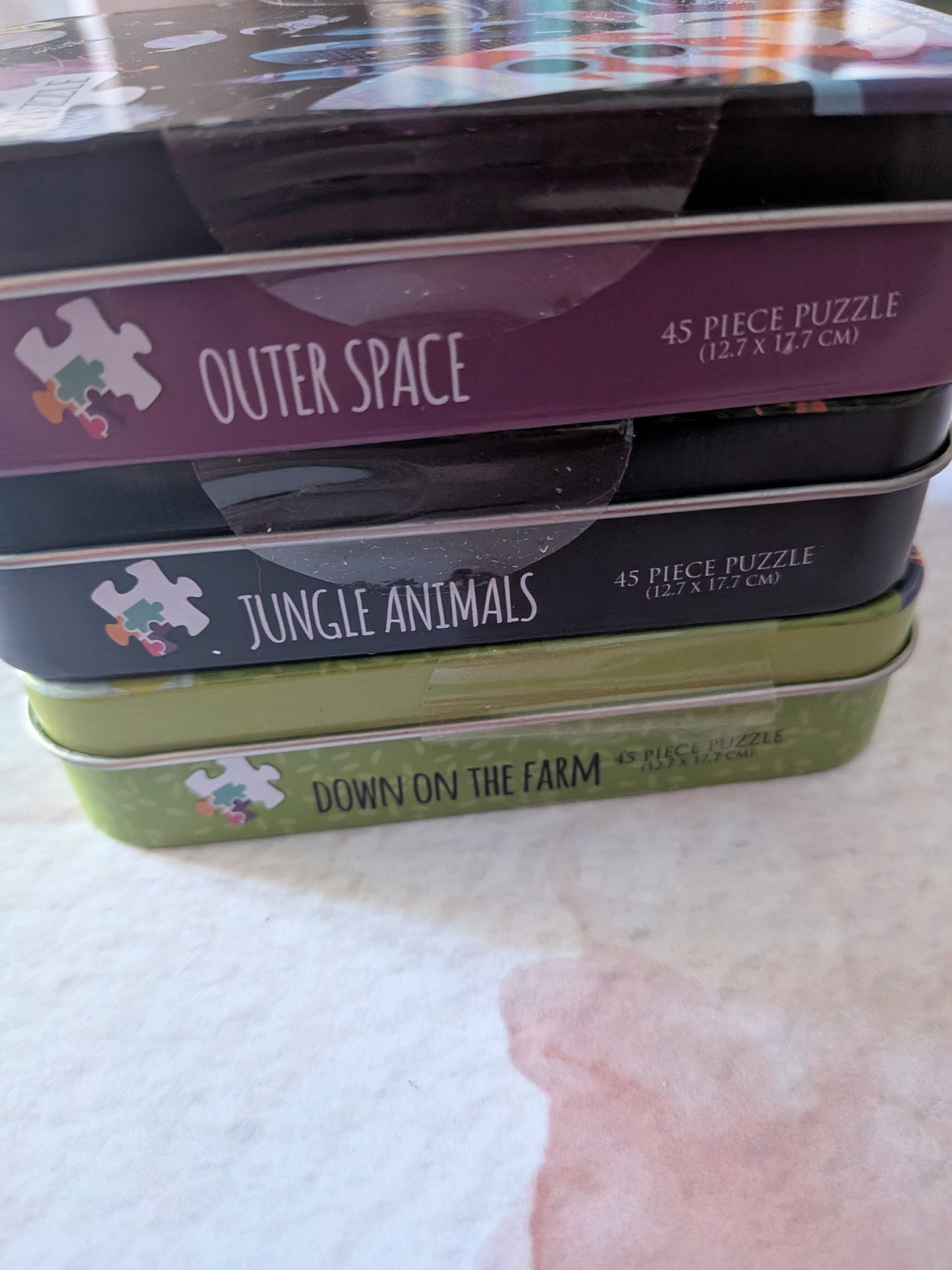 Mini Puzzle Tin – 45 Pieces (3 Designs)