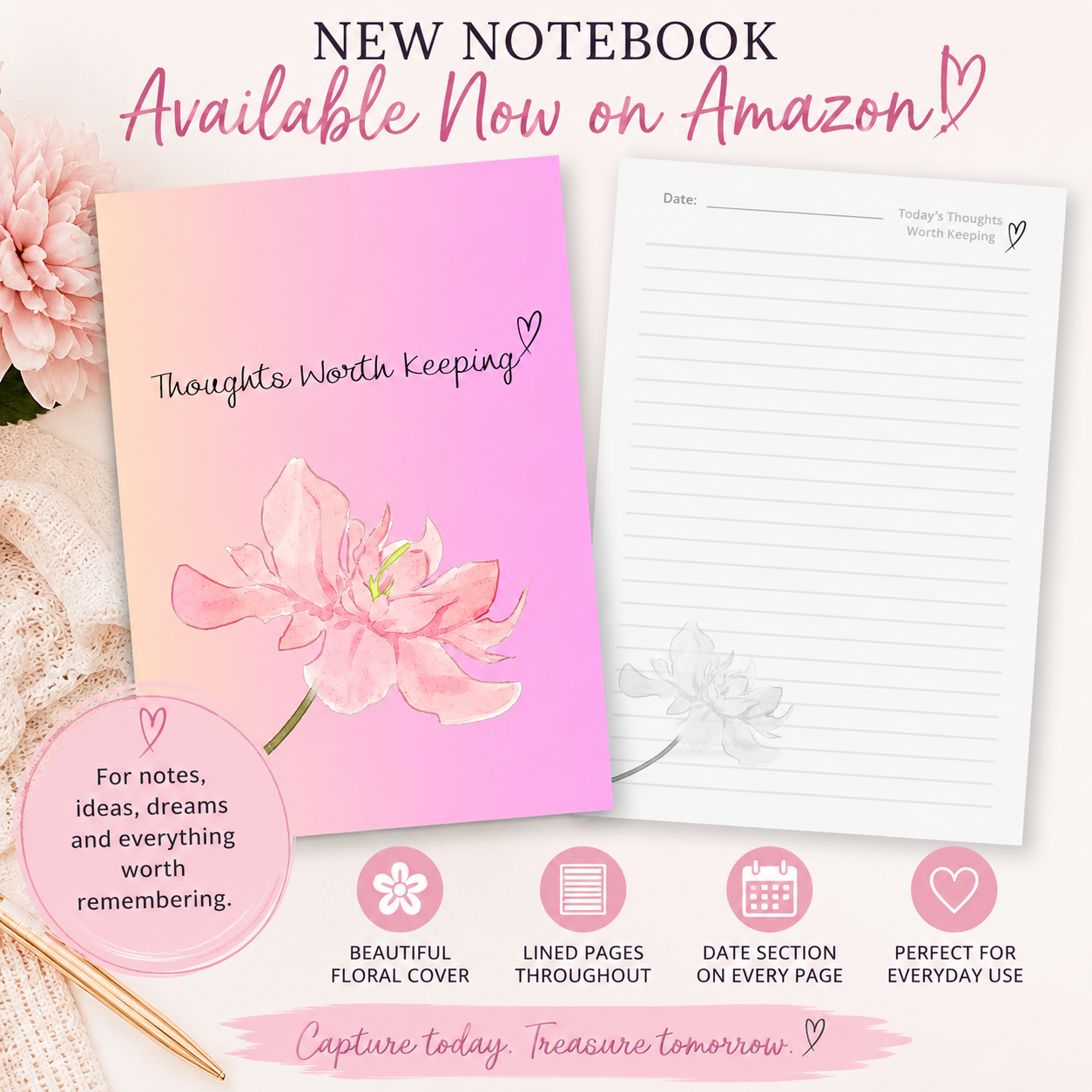 Notebook ~ Thoughts Worth Keeping