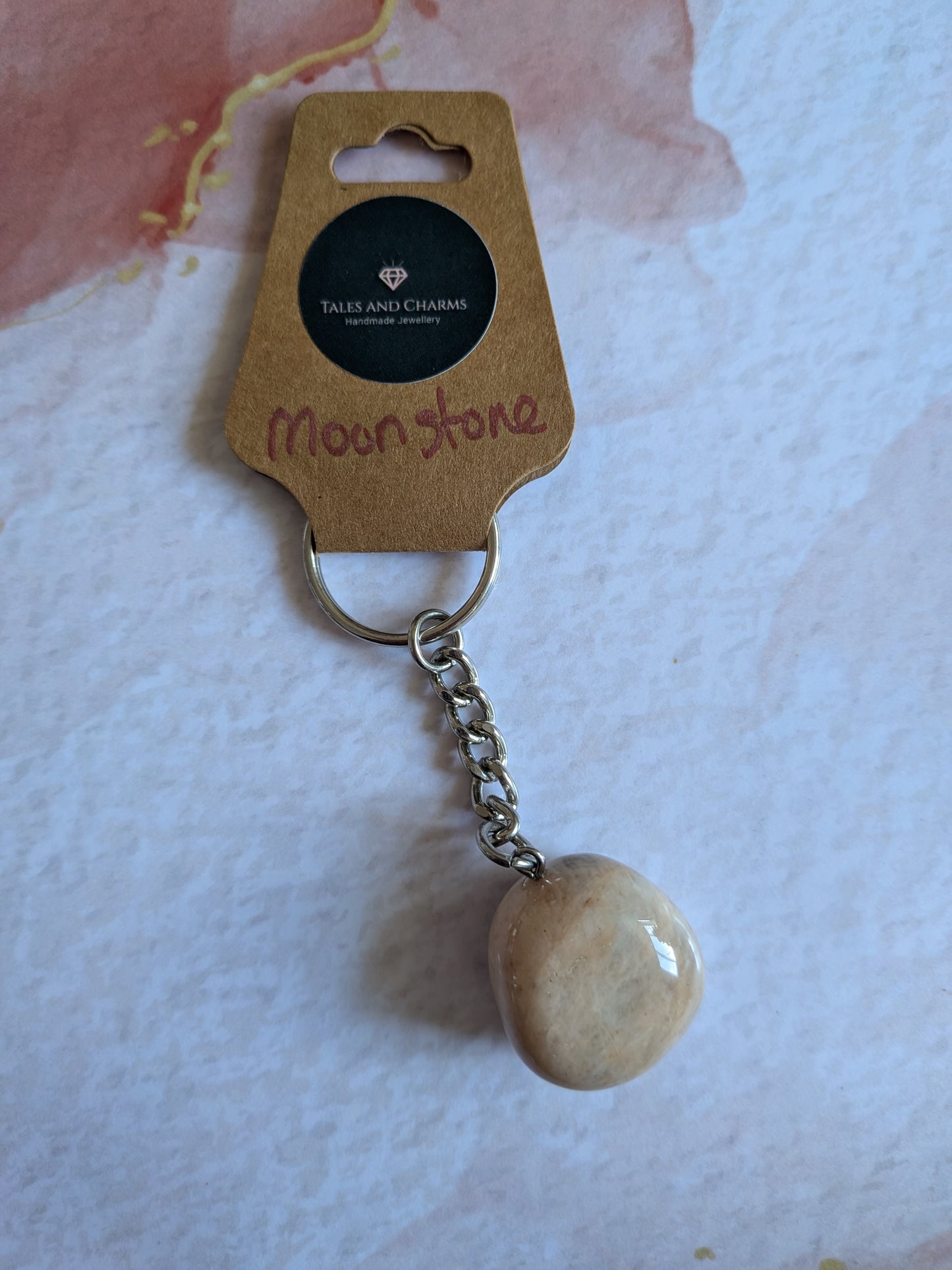 Moonstone Keyring