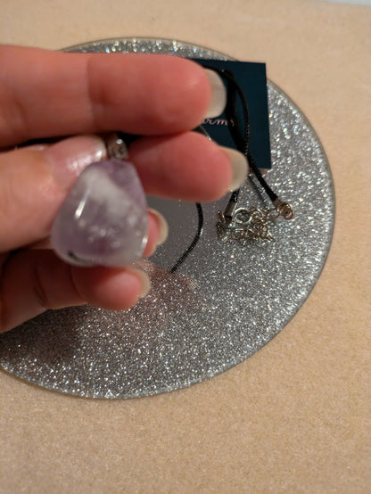 Light Amethyst stone necklace
