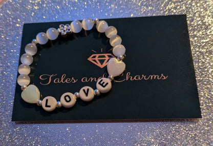 White 'Love' Bracelet