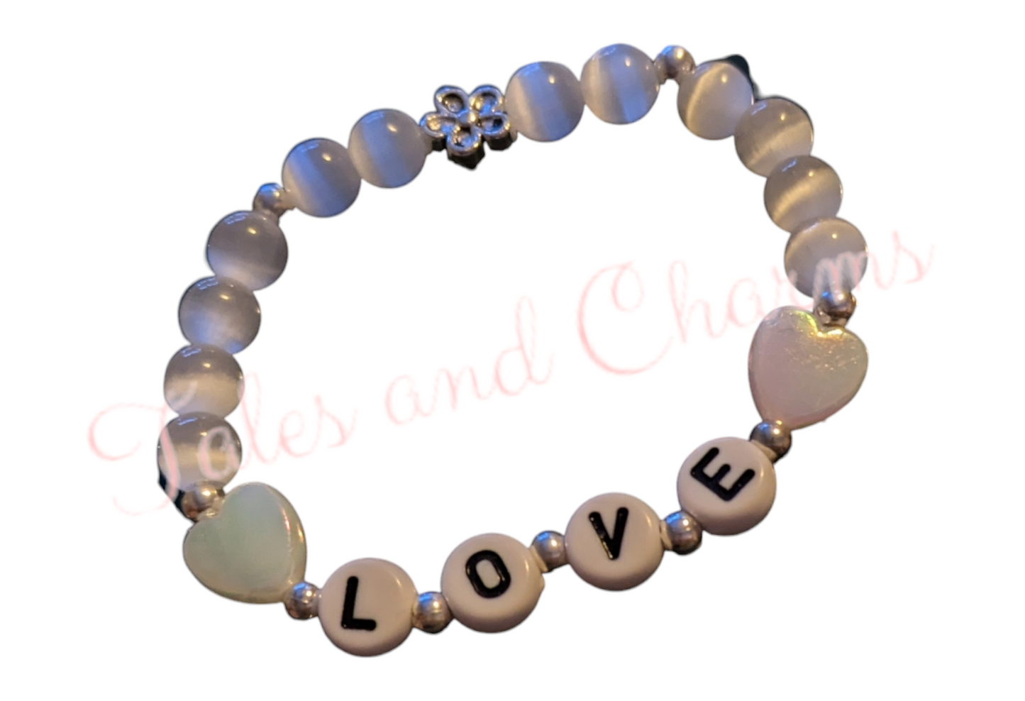 White 'Love' Bracelet