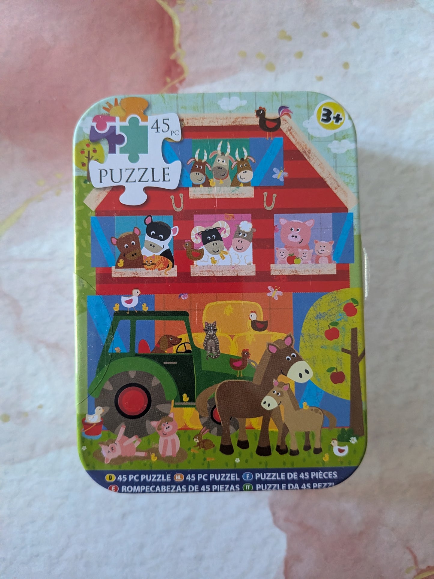 Mini Puzzle Tin – 45 Pieces (3 Designs)