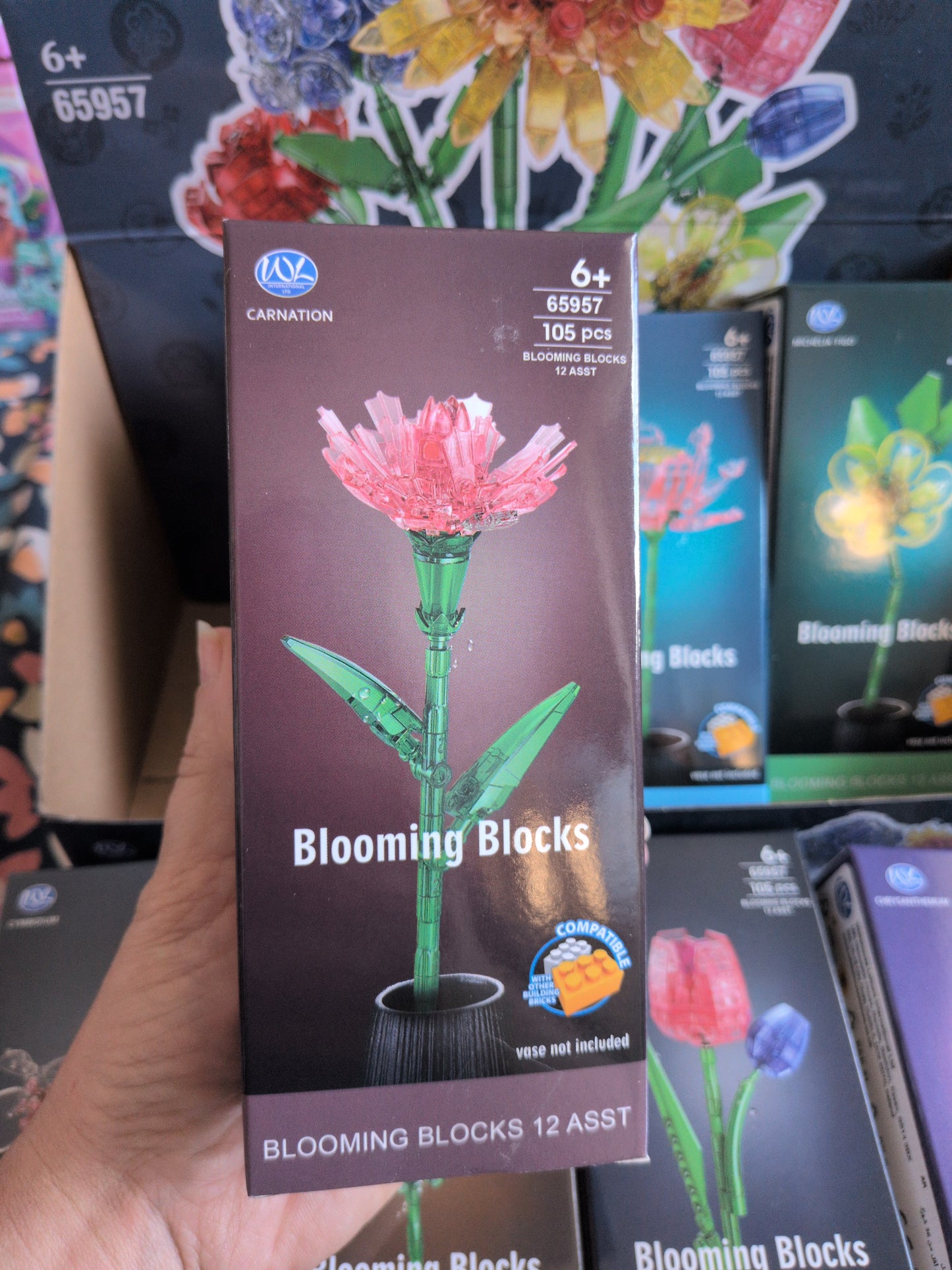 Blooming Blocks Flower Building Set (105 Pieces)