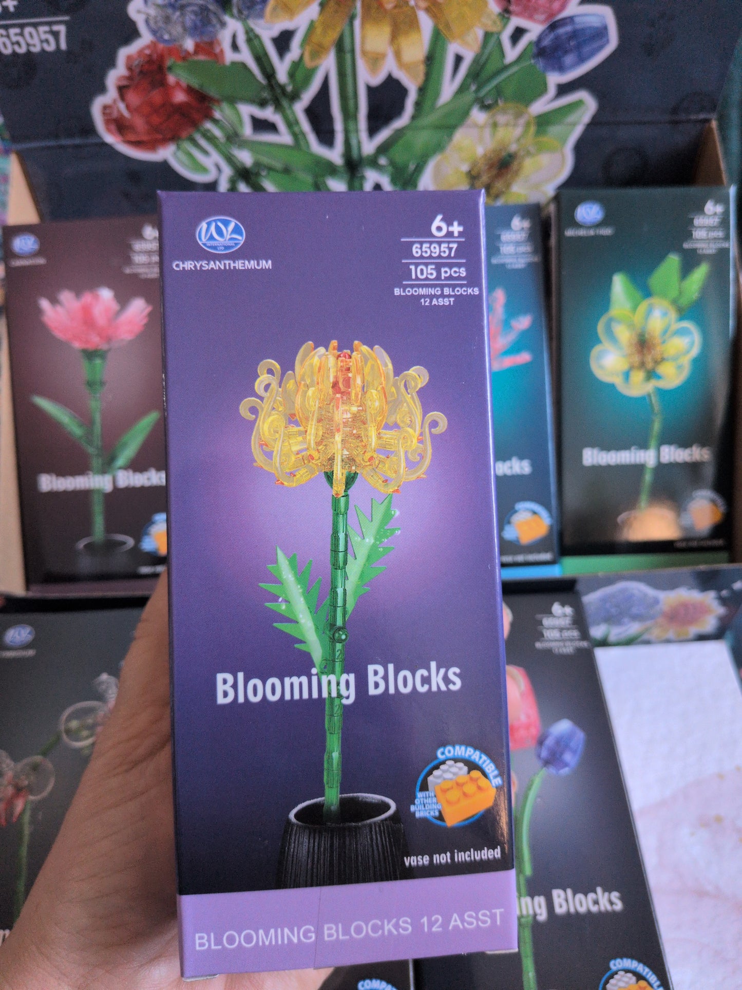 Blooming Blocks Flower Building Set (105 Pieces)