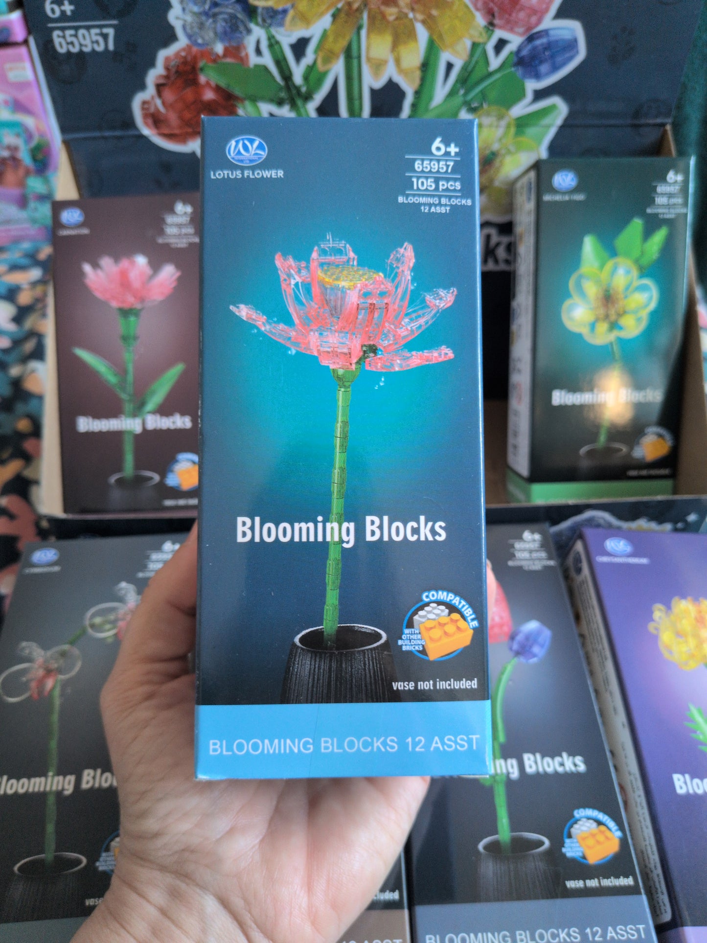 Blooming Blocks Flower Building Set (105 Pieces)