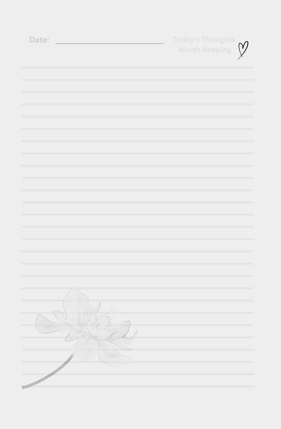 Notebook ~ Thoughts Worth Keeping
