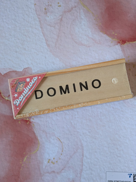 Traditional Wooden Dominoes ✨