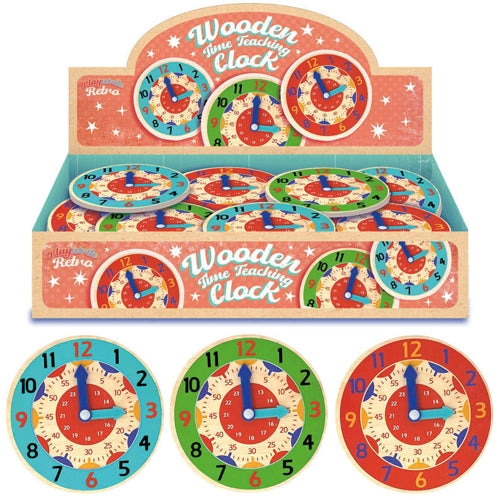 Wooden Time Teaching Clock