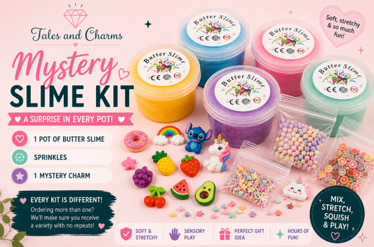 Mystery Butter Slime Pot ~ Includes 1 Charm & Sprinkles