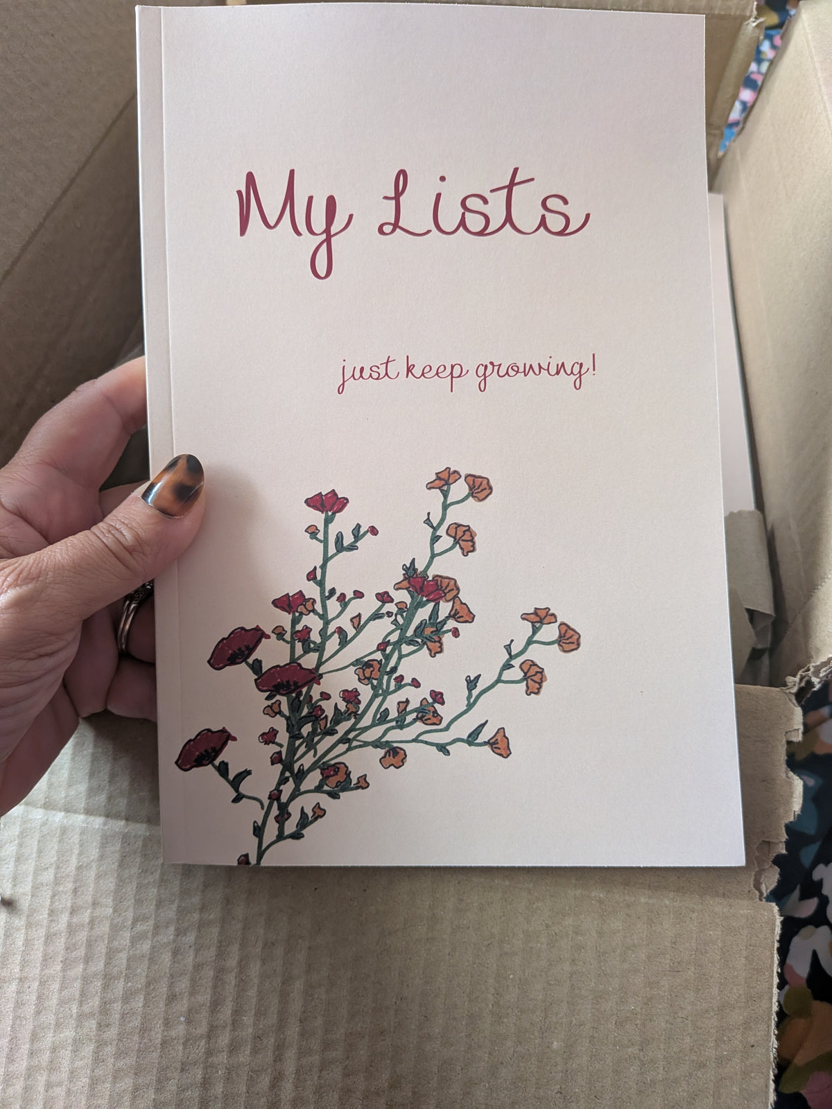 Notebook ~ My Lists just keep growing !