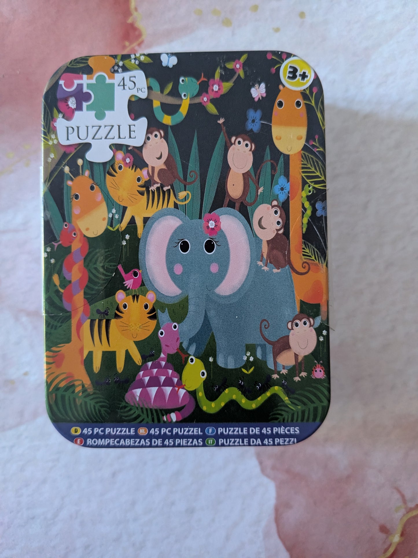 Mini Puzzle Tin – 45 Pieces (3 Designs)