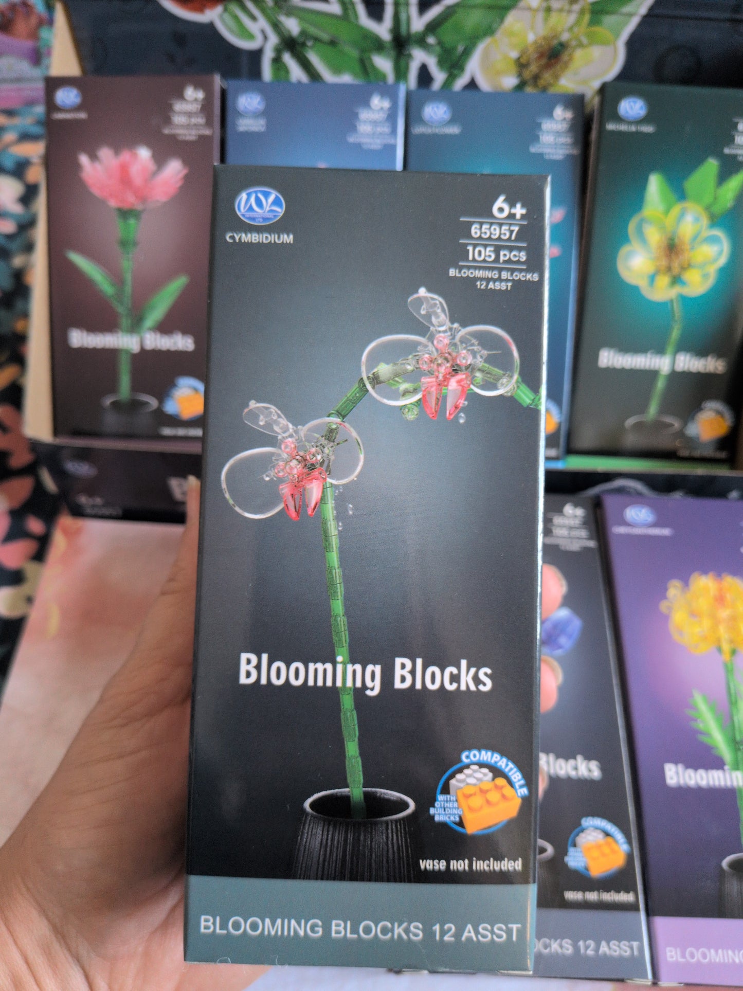 Blooming Blocks Flower Building Set (105 Pieces)